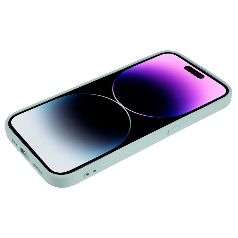Rubberized Candy Color Shell for iPhone 15 Pro Soft TPU + Fiber Lining Phone Case Phone Cover