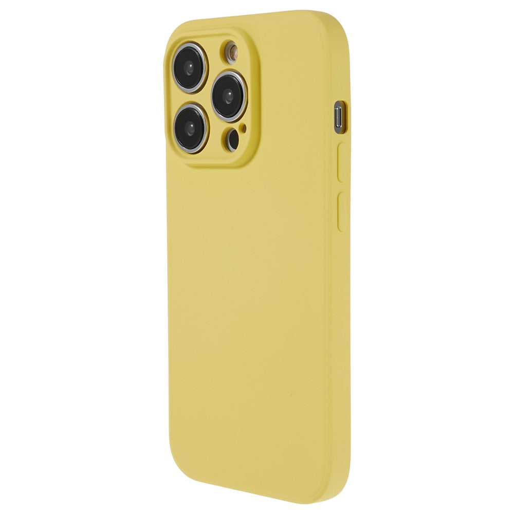 Rubberized Candy Color Shell for iPhone 15 Pro Soft TPU + Fiber Lining Phone Case Phone Cover