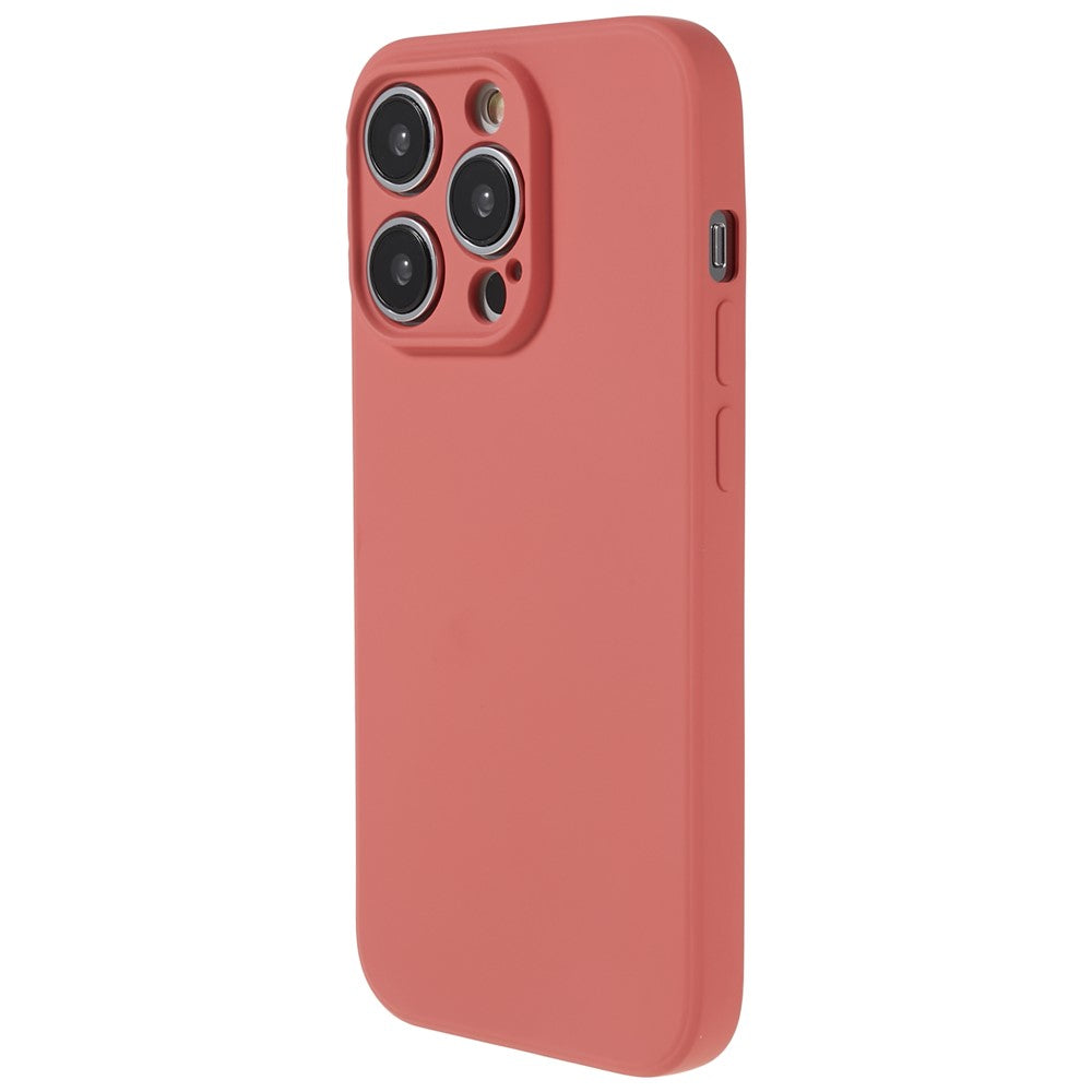 Rubberized Candy Color Shell for iPhone 15 Pro Soft TPU + Fiber Lining Phone Case Phone Cover