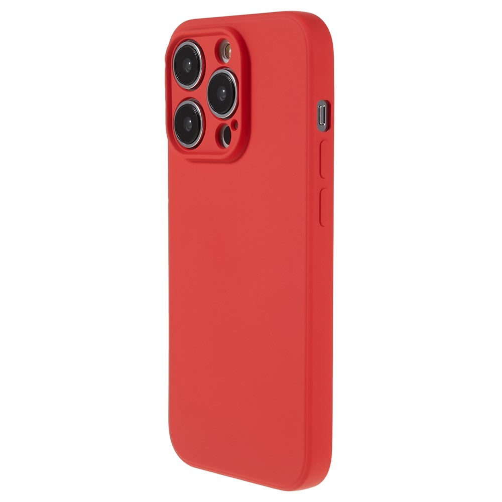 Rubberized Candy Color Shell for iPhone 15 Pro Soft TPU + Fiber Lining Phone Case Phone Cover
