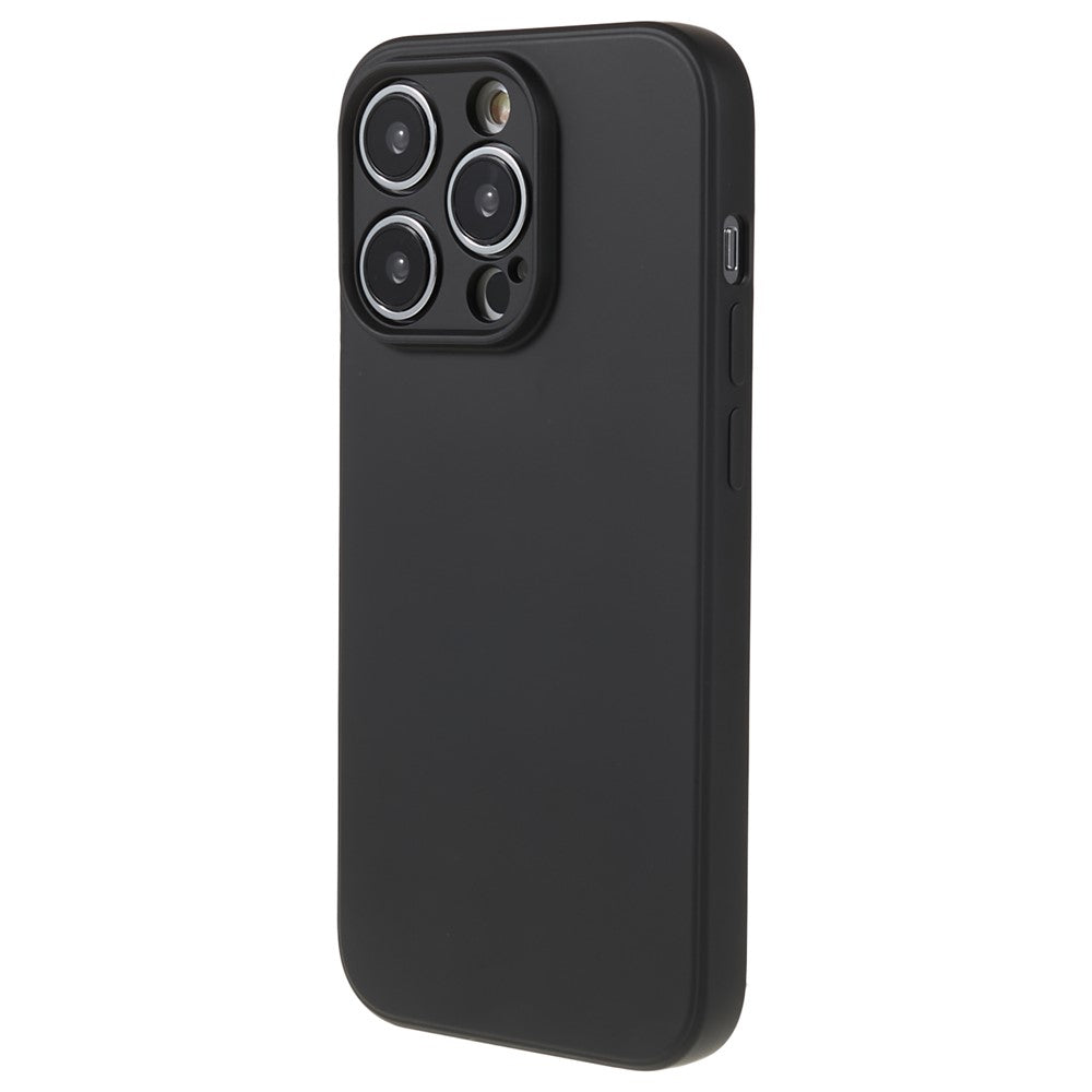 Rubberized Candy Color Shell for iPhone 15 Pro Soft TPU + Fiber Lining Phone Case Phone Cover