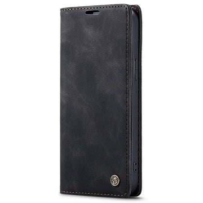 CASEME 013 Series For iPhone 15 Leather Wallet Phone Case Flip Stand Drop-proof Cover