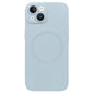 For iPhone 13 Magnetic Phone Case Compatible with MagSafe Anti-Scratch Liquid Silicone Cover with Camera Lens Protector