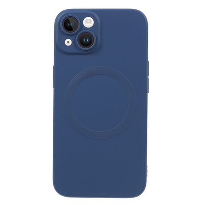 For iPhone 13 Magnetic Phone Case Compatible with MagSafe Anti-Scratch Liquid Silicone Cover with Camera Lens Protector