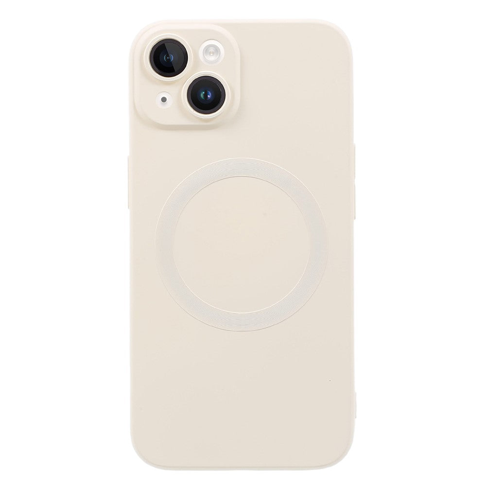 For iPhone 13 Magnetic Phone Case Compatible with MagSafe Anti-Scratch Liquid Silicone Cover with Camera Lens Protector