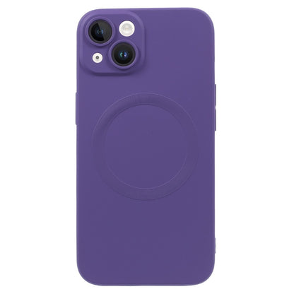 For iPhone 13 Magnetic Phone Case Compatible with MagSafe Anti-Scratch Liquid Silicone Cover with Camera Lens Protector