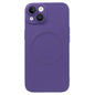 For iPhone 13 Magnetic Phone Case Compatible with MagSafe Anti-Scratch Liquid Silicone Cover with Camera Lens Protector