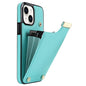 For iPhone 13 Card Holder Phone Case TPU + PU Leather Protective Cover