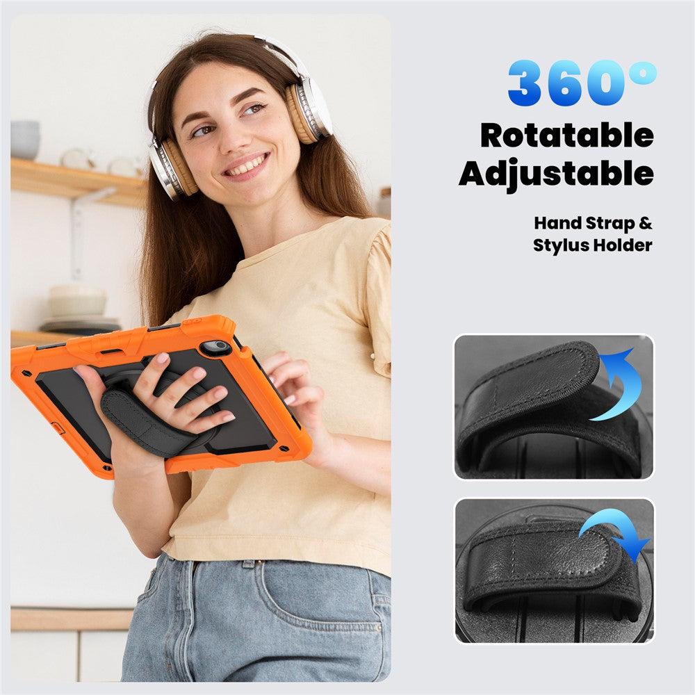 Hülle für iPad Air 13 (2026/2025/2024) – PC+Silikon, staubdicht, mit PET-Displayschutz & Tragegurt