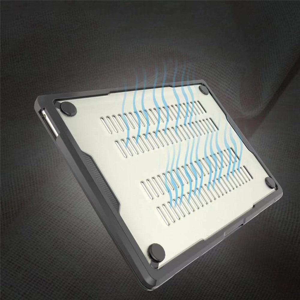 For MacBook Air 13 inch (2026) A3449 / (2025) A3240 / (2024) A3113 / (2022) A2681 Protective Case PC+TPU Laptop Cover