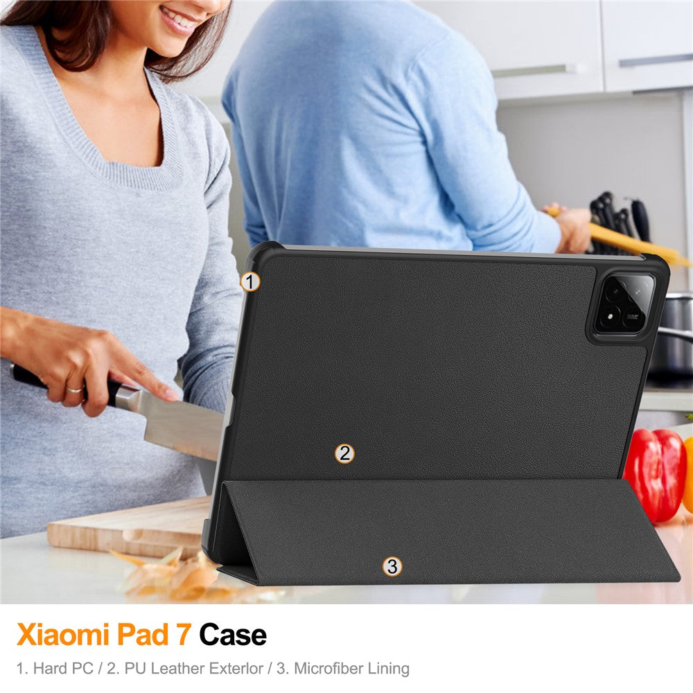For Xiaomi Poco Pad X1 / Pad 8 Pro / Pad 8 / Pad 7 Pro / Pad 7 Case Anti-Drop Leather Stand Tablet Cover