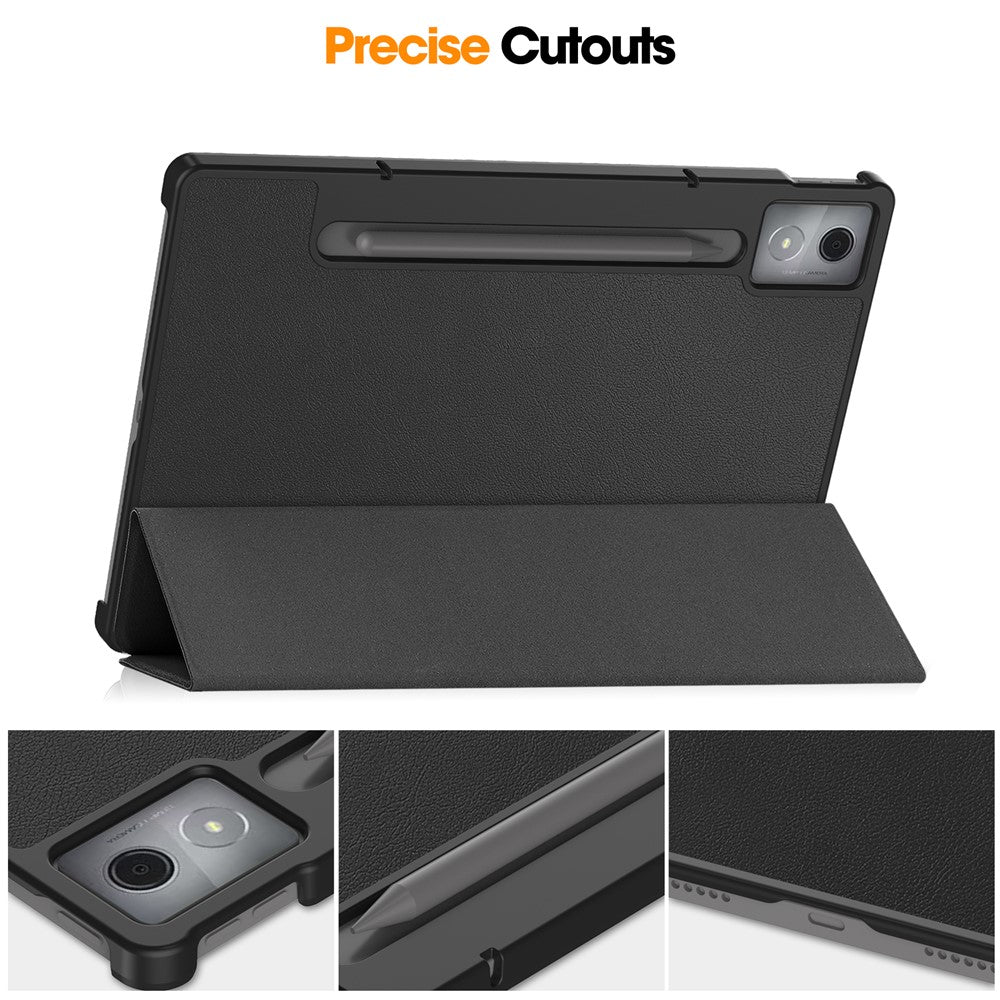 Hülle für Lenovo IdeaTab Pro – Anti-Kratzer Leder-Stand, stoßfest, Schwarz