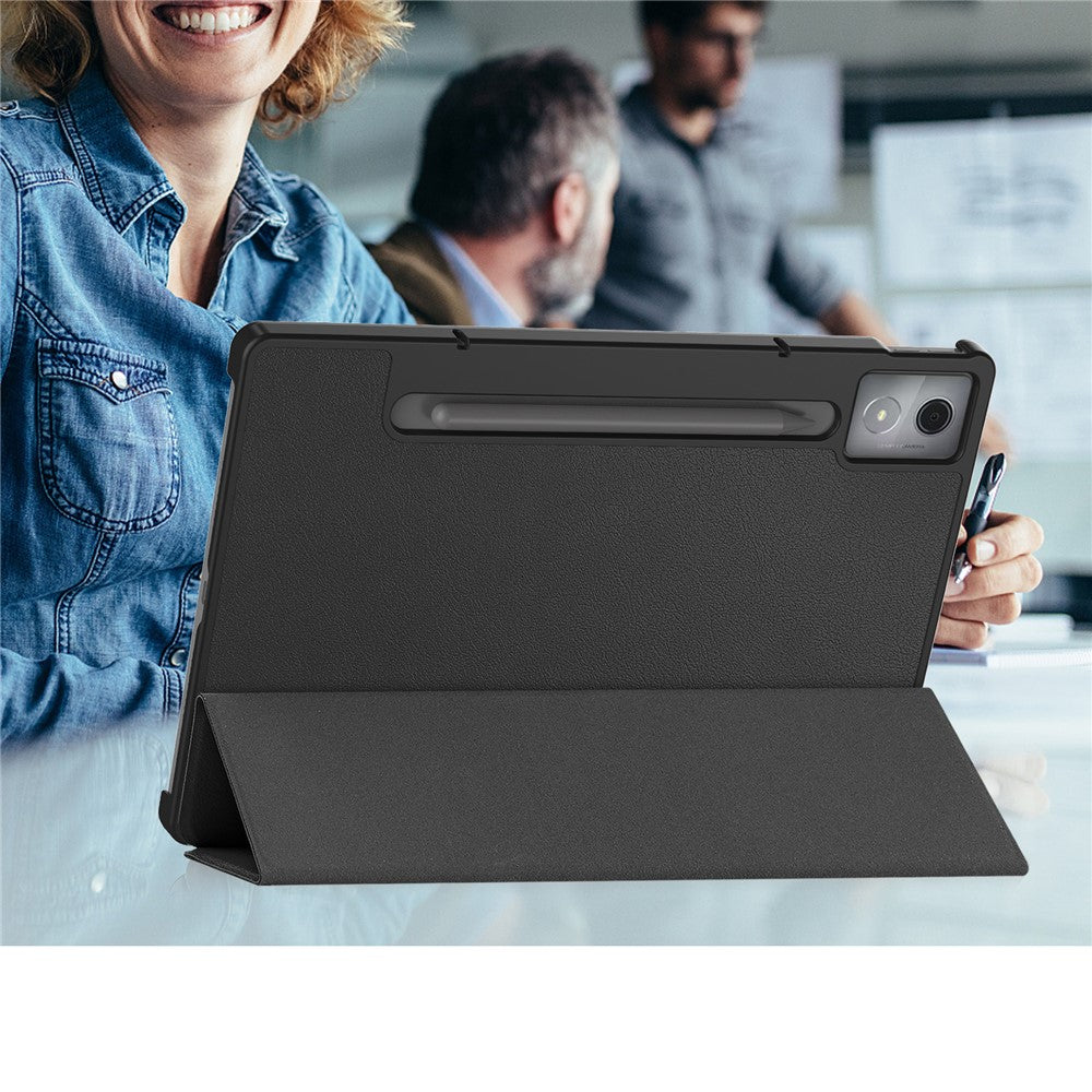 Hülle für Lenovo IdeaTab Pro – Anti-Kratzer Leder-Stand, stoßfest, Schwarz