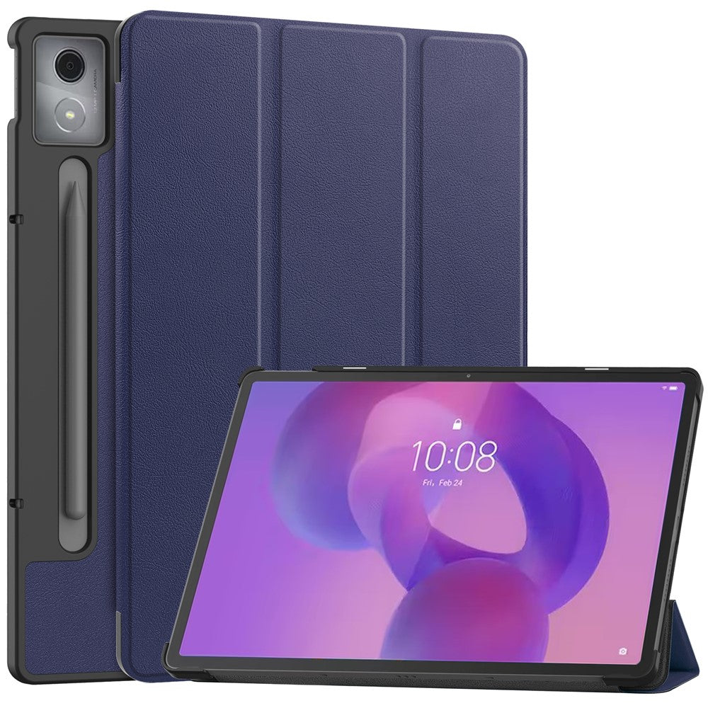 Hülle für Lenovo IdeaTab Pro – Anti-Kratzer Leder-Stand, stoßfest, Schwarz