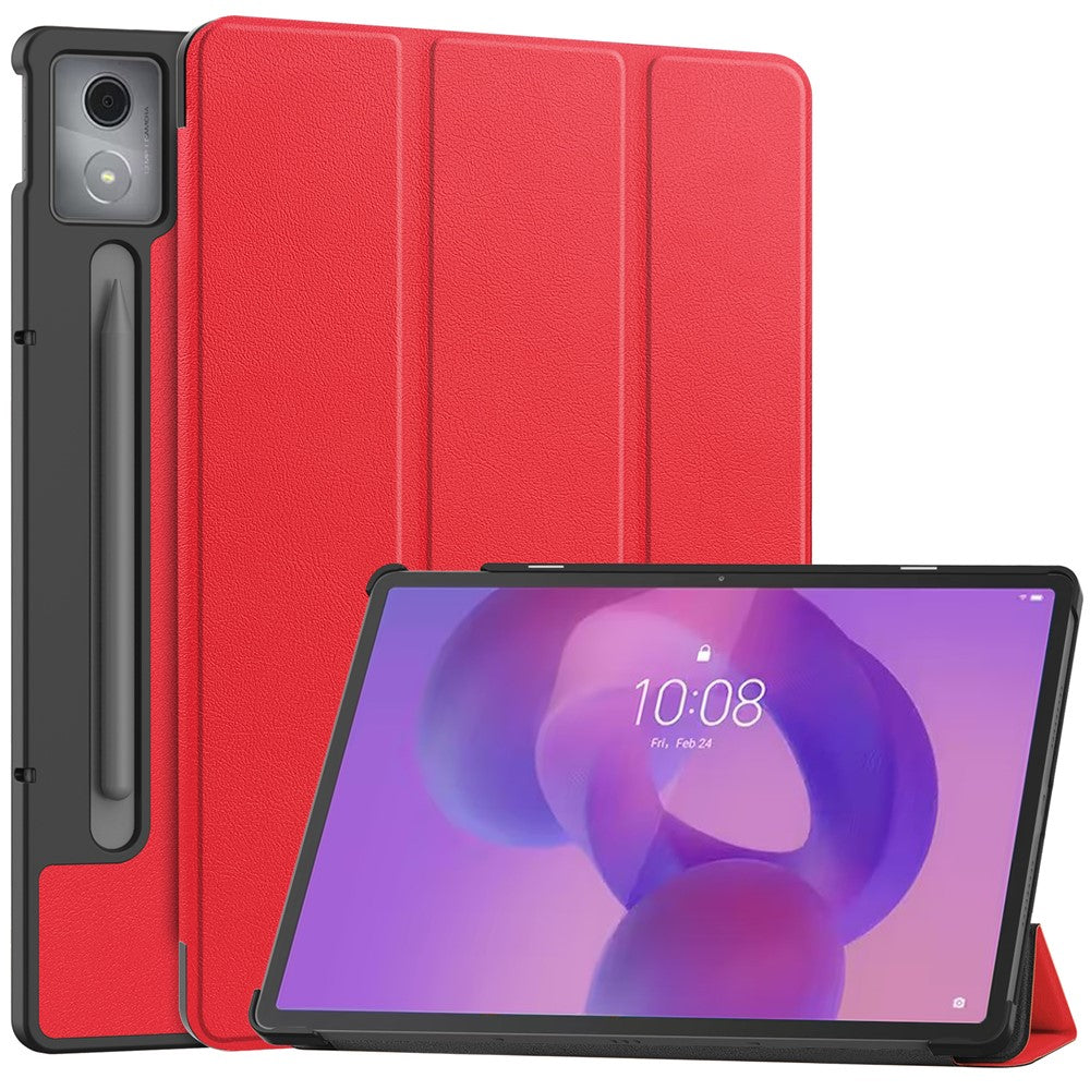 Hülle für Lenovo IdeaTab Pro – Anti-Kratzer Leder-Stand, stoßfest, Schwarz