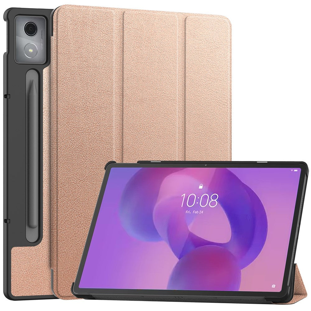 Hülle für Lenovo IdeaTab Pro – Anti-Kratzer Leder-Stand, stoßfest, Schwarz