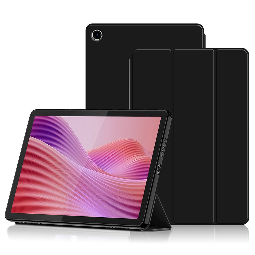 Hülle für Lenovo Tab 10.1 (2025) - PU Leder mit TPU Rückseite, Dreifachständer