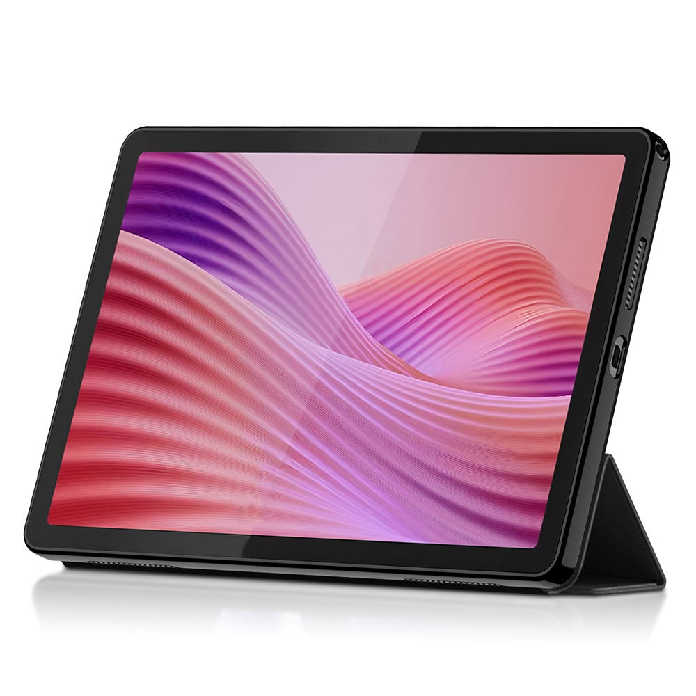 Hülle für Lenovo Tab 10.1 (2025) - PU Leder mit TPU Rückseite, Dreifachständer