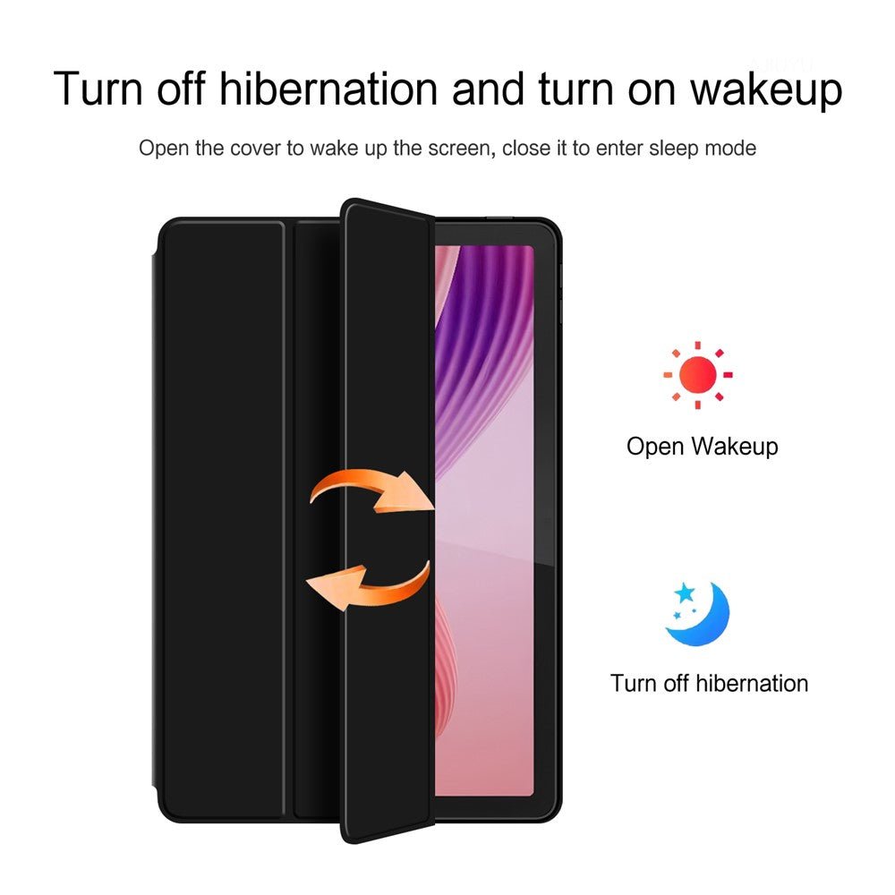 Hülle für Lenovo Tab 10.1 (2025) - PU Leder mit TPU Rückseite, Dreifachständer