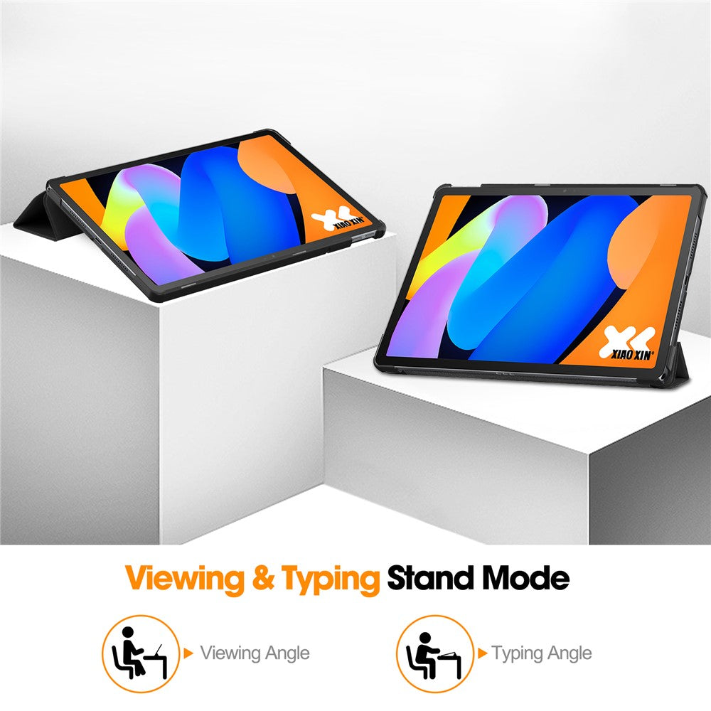 Hülle für Lenovo Tab K11 Gen 2 / Idea Tab / Xiaoxin Pad 11 2025 - Leder-Ständer, Anti-Drop-Schutz