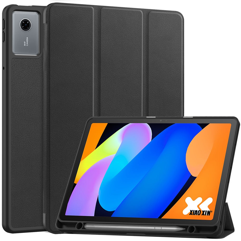 Hülle für Lenovo Tab K11 Gen 2 / Idea Tab / Xiaoxin Pad 11 2025 mit Stifthalter, stoßfest, Leder