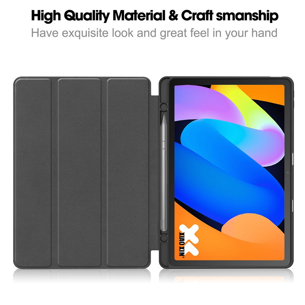 Hülle für Lenovo Tab K11 Gen 2 / Idea Tab / Xiaoxin Pad 11 2025 mit Stifthalter, stoßfest, Leder