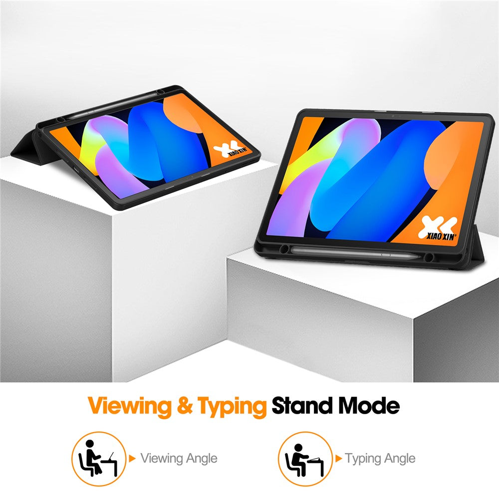 Hülle für Lenovo Tab K11 Gen 2 / Idea Tab / Xiaoxin Pad 11 2025 mit Stifthalter, stoßfest, Leder