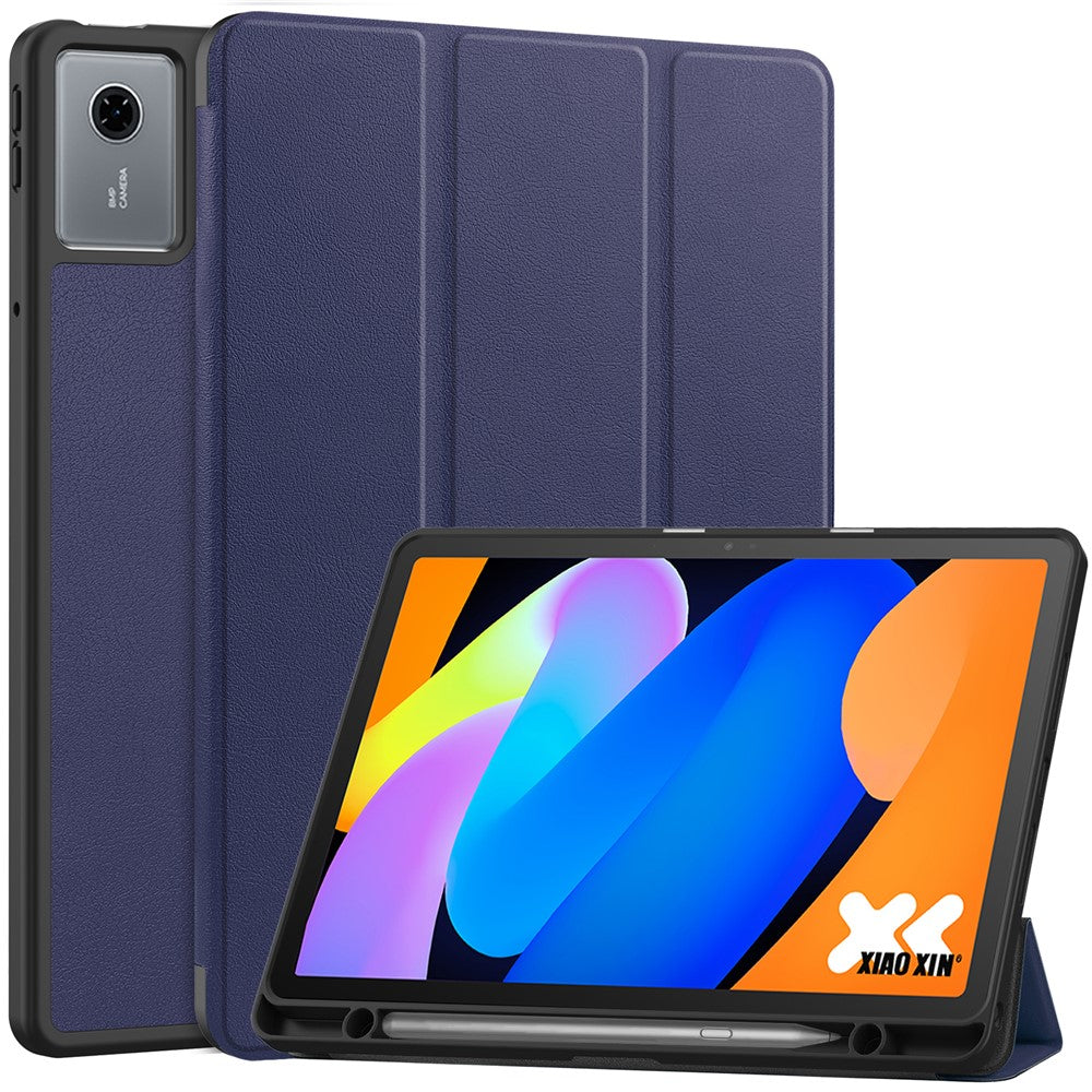 Hülle für Lenovo Tab K11 Gen 2 / Idea Tab / Xiaoxin Pad 11 2025 mit Stifthalter, stoßfest, Leder