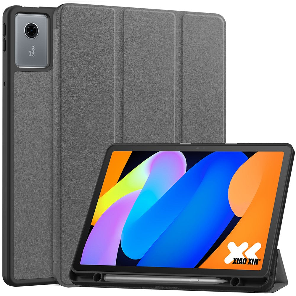 Hülle für Lenovo Tab K11 Gen 2 / Idea Tab / Xiaoxin Pad 11 2025 mit Stifthalter, stoßfest, Leder