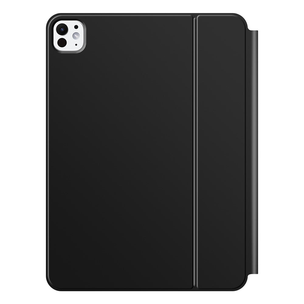 For iPad Pro 13 (2025) / 13 (2024) Smart Pogo Pin Direct Connection Keyboard + Leather Tablet Case