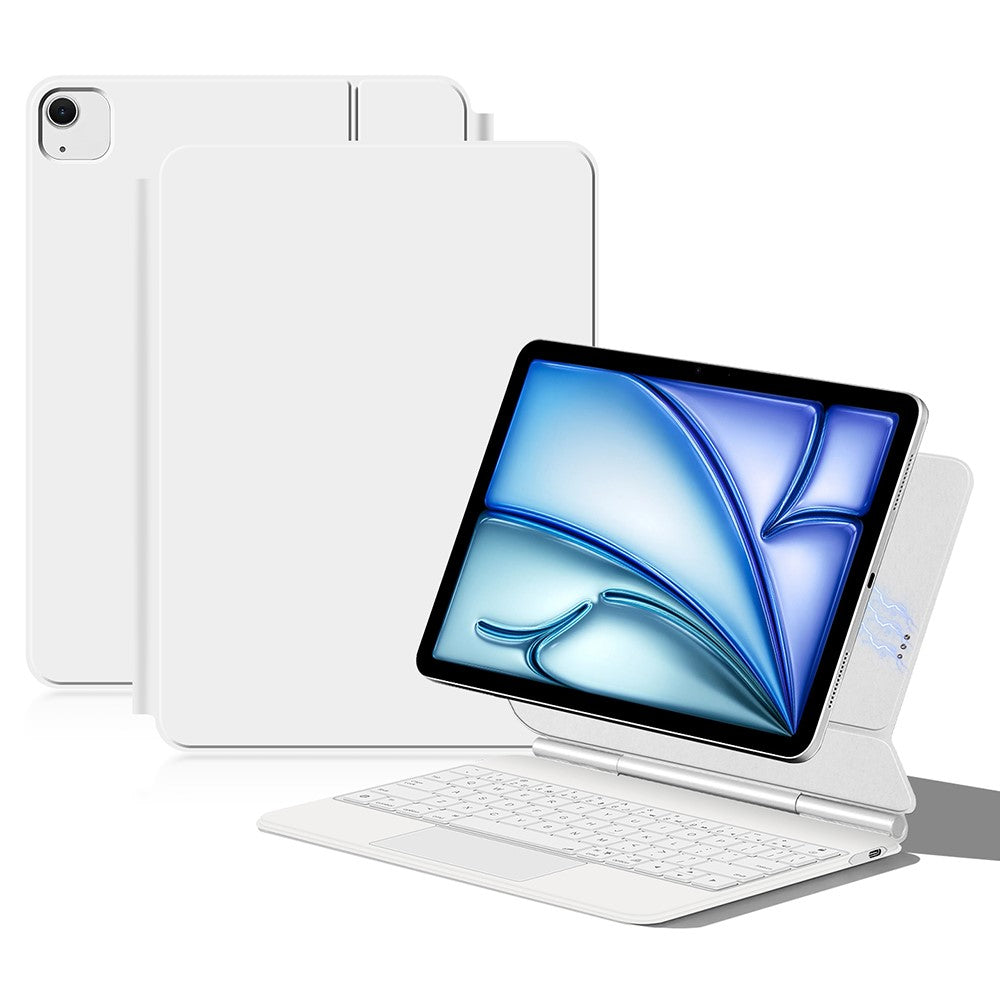 Tastatur mit Lederhülle für iPad Air 11, Air, Pro 11 (Pogo Pin verbunden)