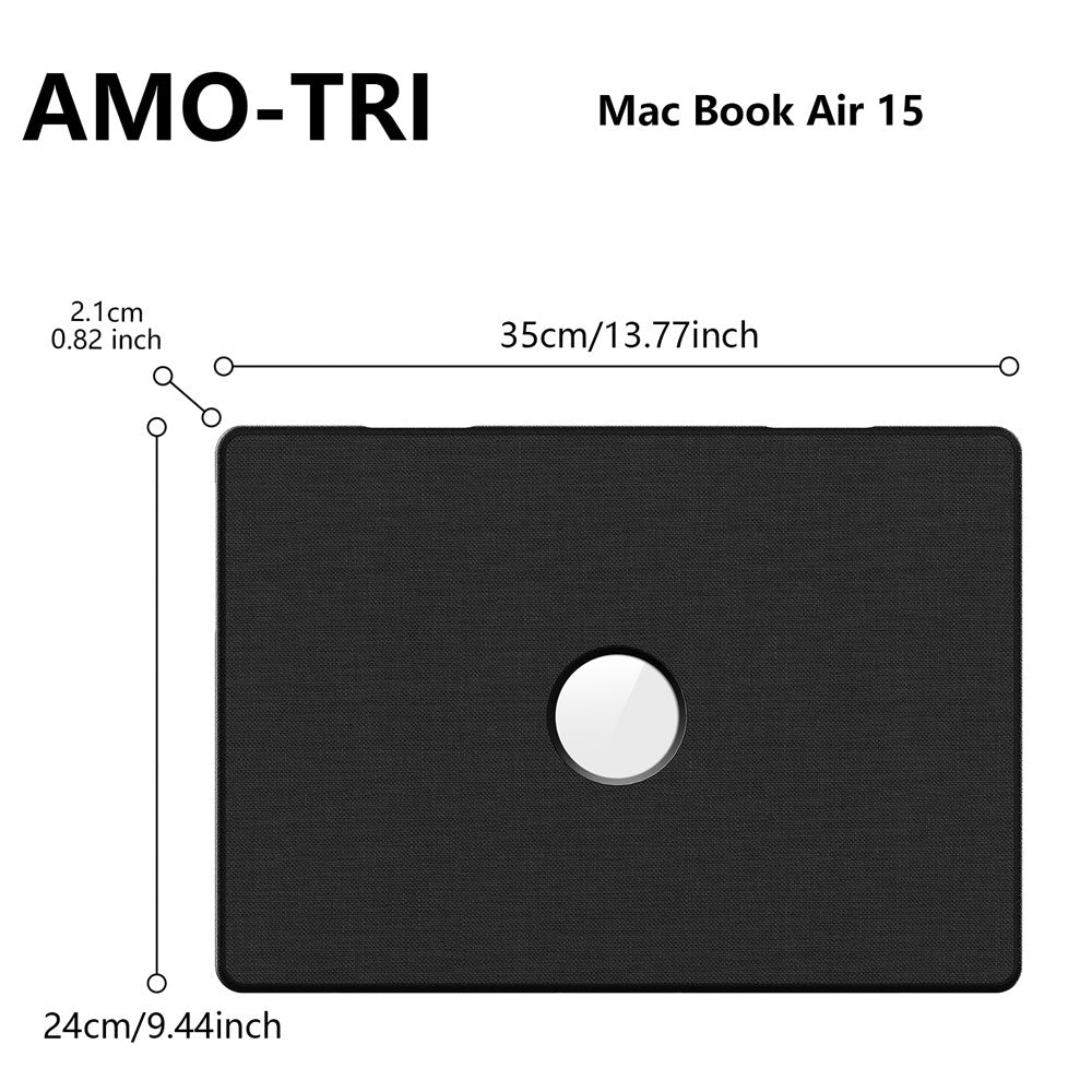 Kickstand Case for MacBook Air 15 inch (2026) A3448 / (2025) A3241 / (2024) A311 / (2023) A2941 Laptop Cover with Logo View