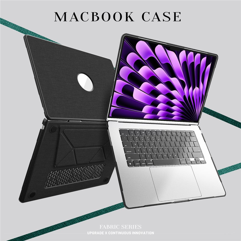 Kickstand Case for MacBook Air 15 inch (2026) A3448 / (2025) A3241 / (2024) A311 / (2023) A2941 Laptop Cover with Logo View