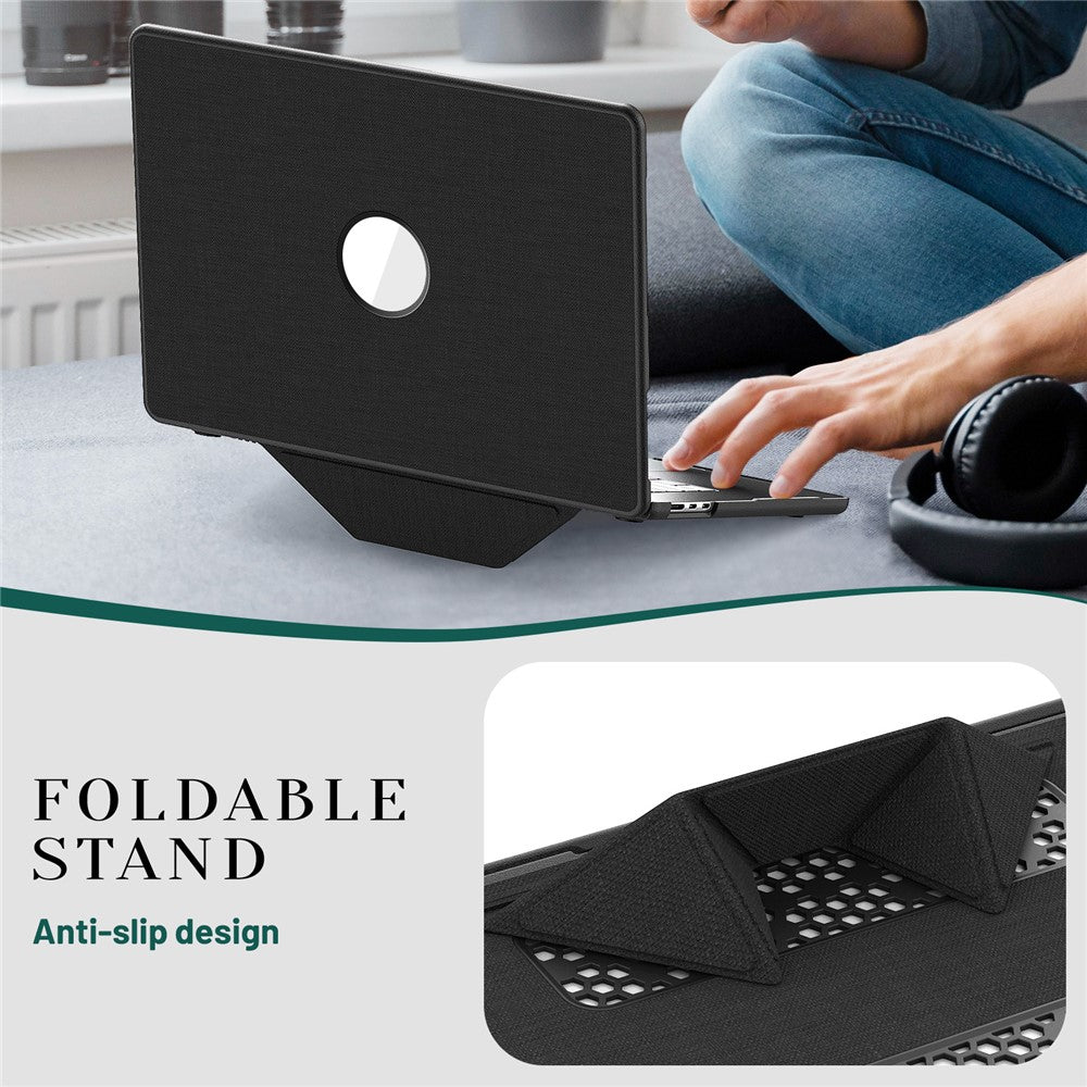Kickstand Case for MacBook Air 15 inch (2026) A3448 / (2025) A3241 / (2024) A311 / (2023) A2941 Laptop Cover with Logo View