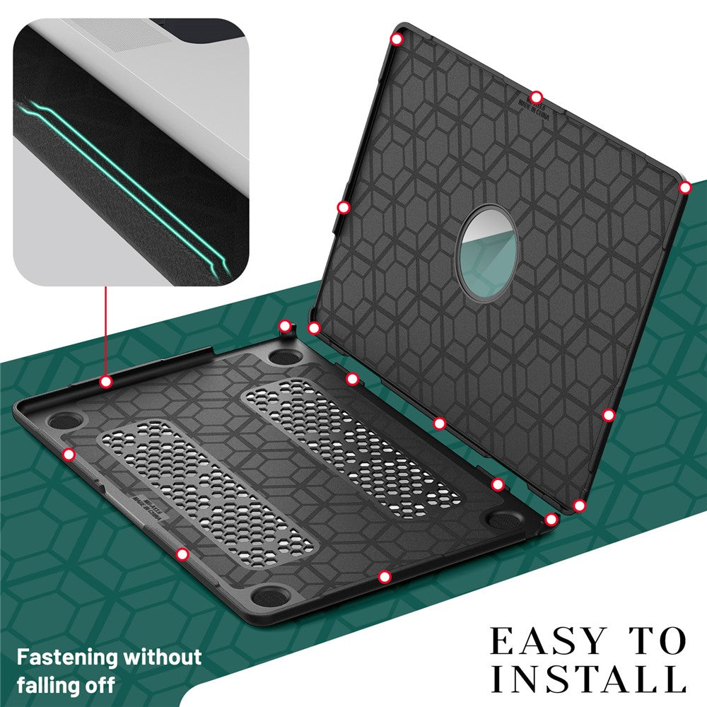 Laptop Case for MacBook Air 13 inch (2026) A3449 / (2025) A3240 / (2024) A3113 / (2022) A2681 Protective Cover