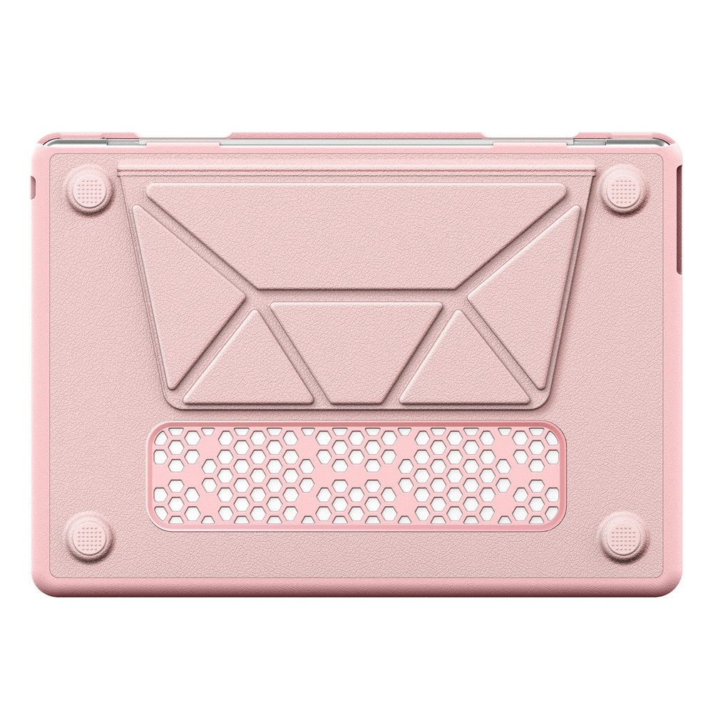 Laptop Case for MacBook Air 13 inch (2026) A3449 / (2025) A3240 / (2024) A3113 / (2022) A2681 Kickstand PU TPU PC Notebook Protective Cover