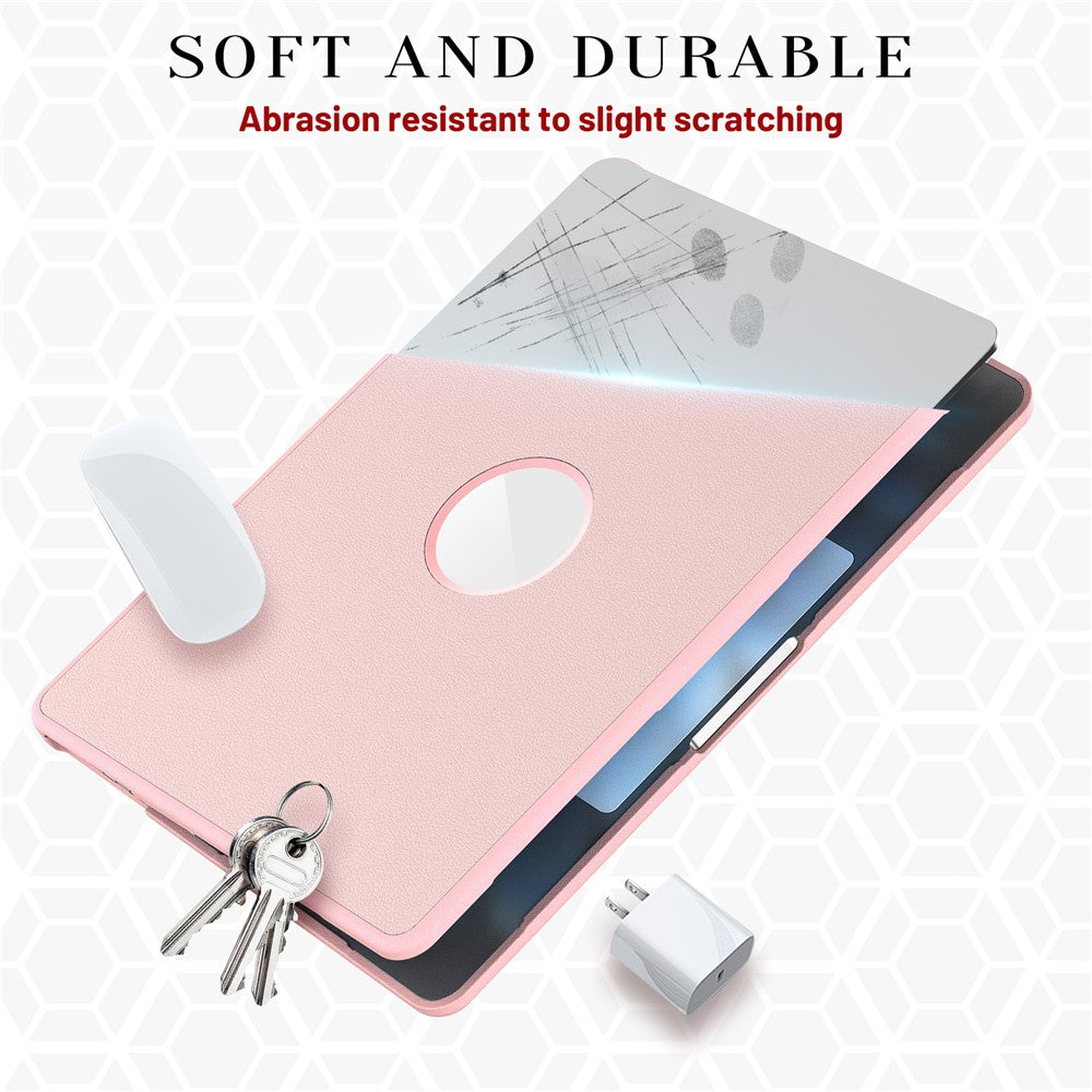 Laptop Case for MacBook Air 13 inch (2026) A3449 / (2025) A3240 / (2024) A3113 / (2022) A2681 Kickstand PU TPU PC Notebook Protective Cover