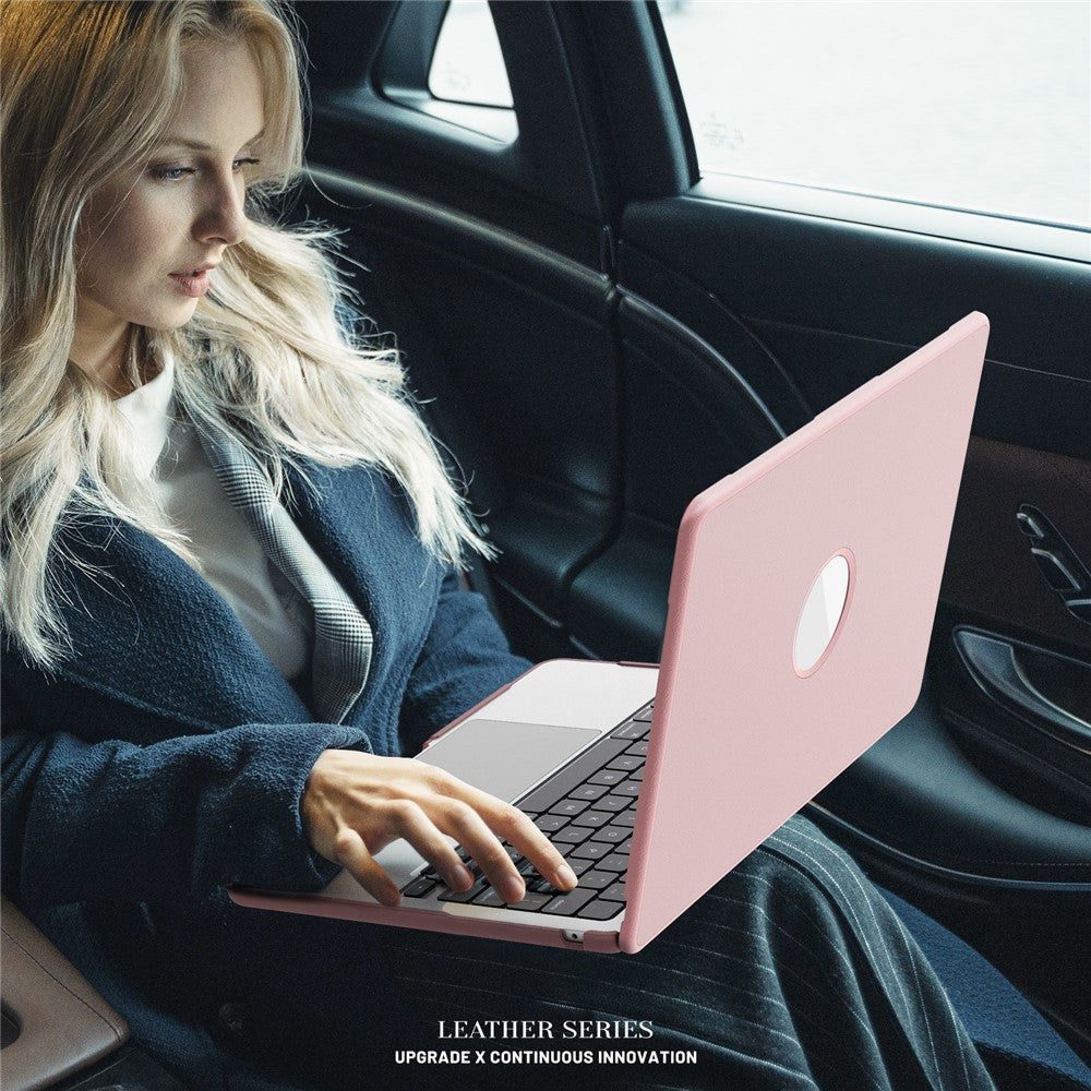 Laptop Case for MacBook Air 13 inch (2026) A3449 / (2025) A3240 / (2024) A3113 / (2022) A2681 Kickstand PU TPU PC Notebook Protective Cover