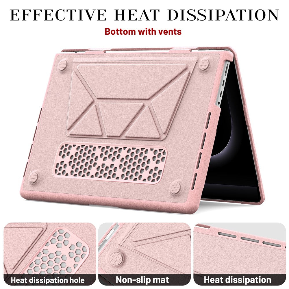 Laptop Case for MacBook Pro 14 inch (2026) A3427 A3426 / (2025) A3434 A3112 A3185 A3401 / (2024) A2918 A2992 / (2023) A2779 / (2022) / (2021) A2442 Notebook Kickstand Cover