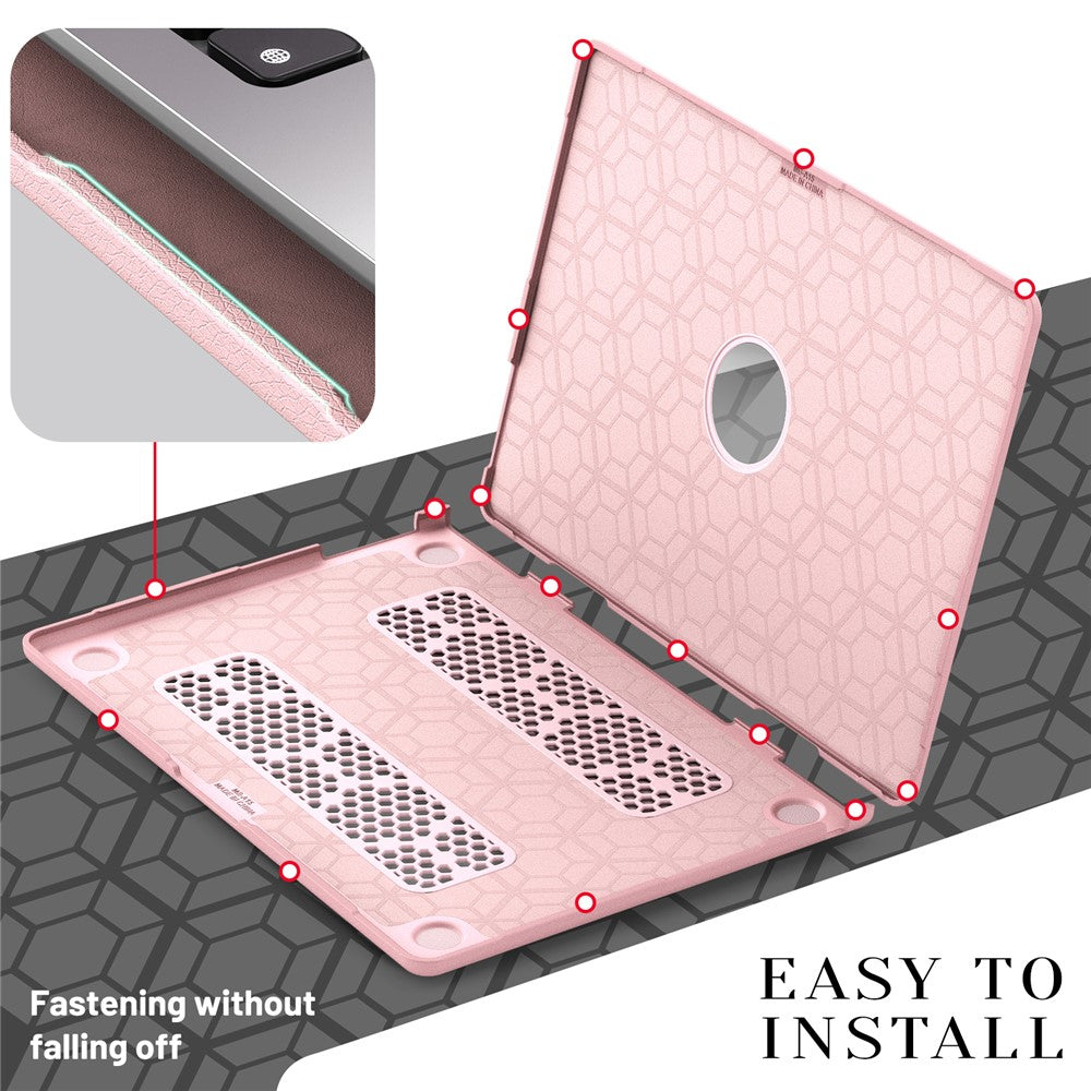Laptop Case for MacBook Air 15 inch (2026) A3448 / (2025) A3241 / (2024) A311 / (2023) A2941 Notebook Kickstand Cover