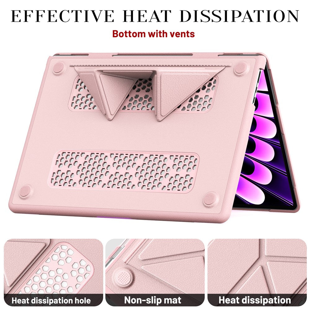 Laptop Case for MacBook Air 15 inch (2026) A3448 / (2025) A3241 / (2024) A311 / (2023) A2941 Notebook Kickstand Cover