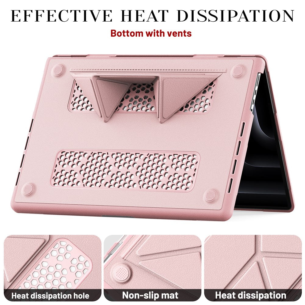 Laptop Case for MacBook Pro 16 inch (2026) A3429 A3428 / (2025) A3186 A3403 / (2024) A2991 / (2023) A2780 / (2021) A2485 Notebook Kickstand Cover