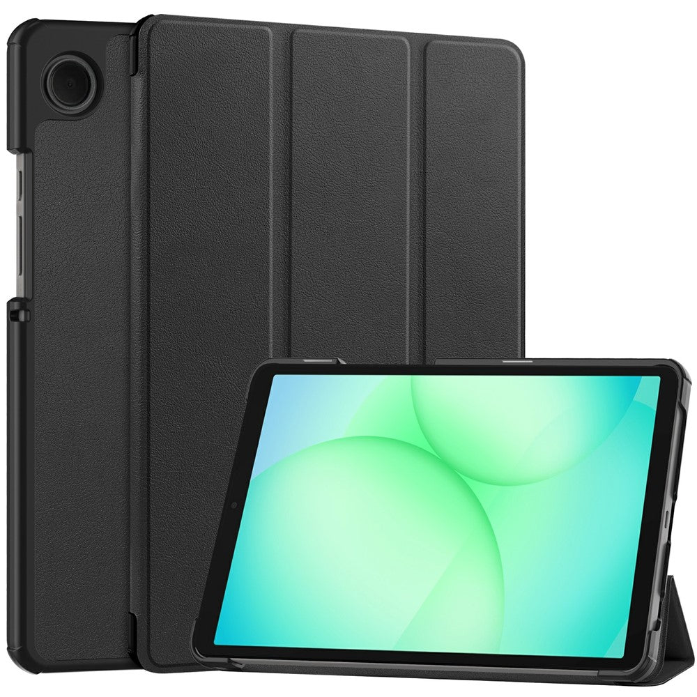 Samsung Galaxy Tab A11 / A9 Hülle: Anti-Drop Stand mit Leder-Klappe