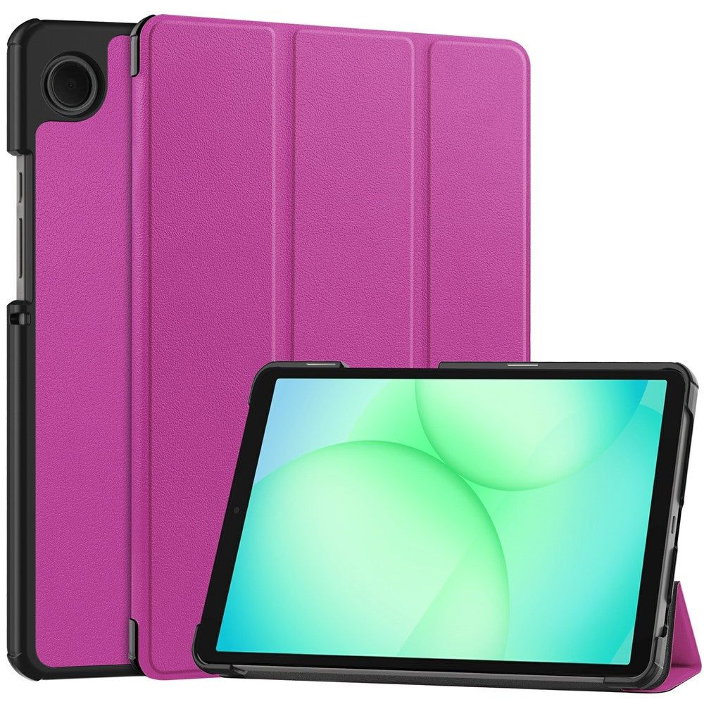 Samsung Galaxy Tab A11 / A9 Hülle: Anti-Drop Stand mit Leder-Klappe