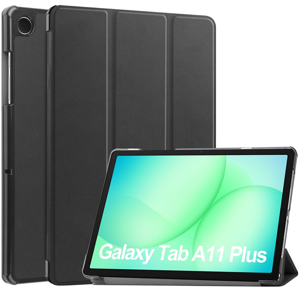 Samsung Galaxy Tab A9+/A11+ Hülle: Leder, Standfunktion, Displayschutz, stoßfest, schlank