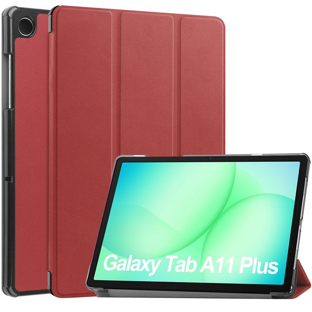 Samsung Galaxy Tab A9+/A11+ Hülle: Leder, Standfunktion, Displayschutz, stoßfest, schlank