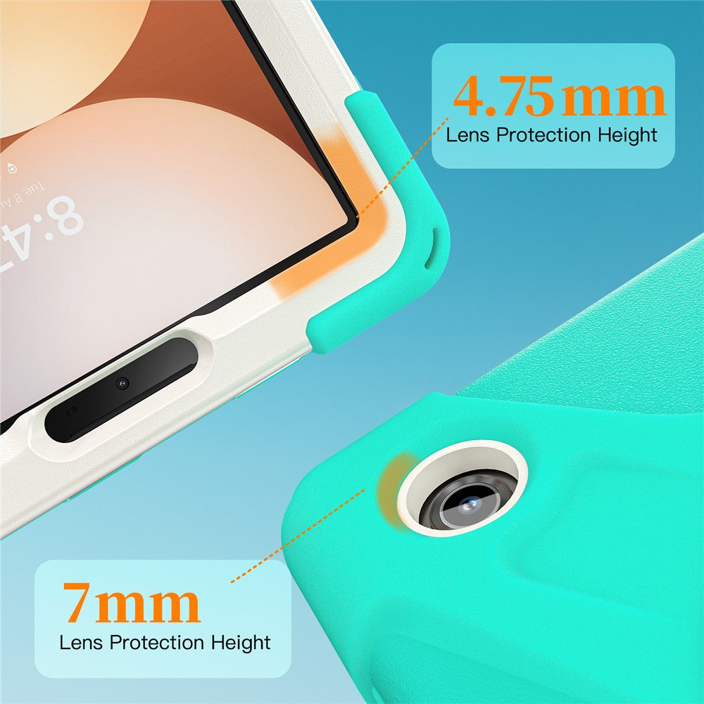 Samsung Galaxy Tab A11 Hülle mit Kickstand & Schultergurt – TPU/PC/Silikon Schutz
