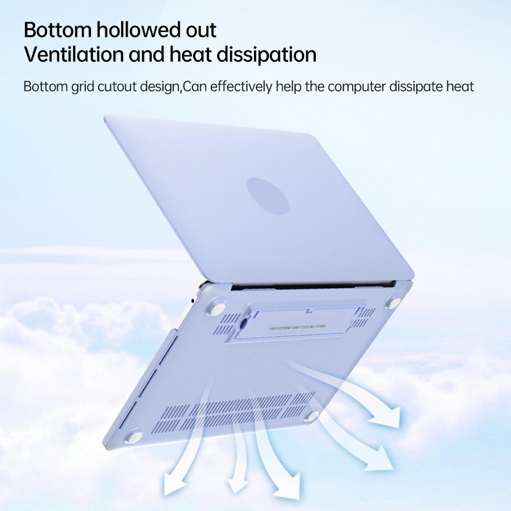 For MacBook Neo 13 inch (2026) Case Foldable Stand Heat Dissipation PC Laptop Protective Shell