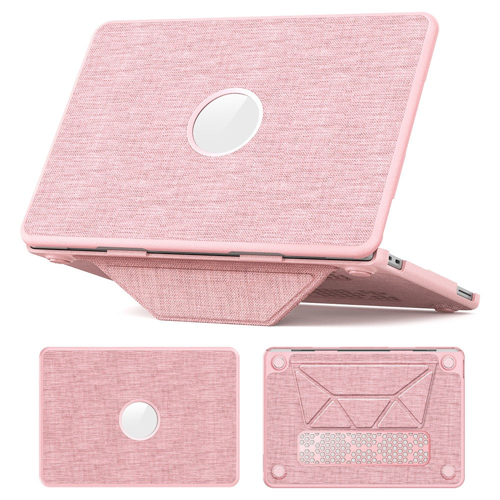 For MacBook Neo 13 inch (2026) Kickstand Case Laptop Cover with Logo View