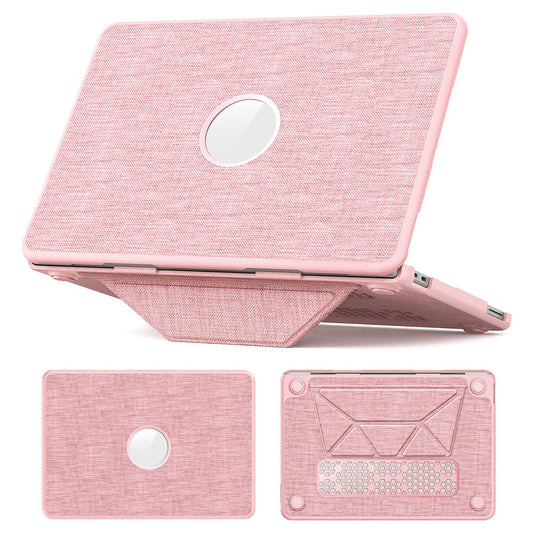 For MacBook Neo 13 inch (2026) Kickstand Case Laptop Cover with Logo View